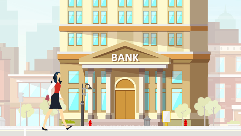 Hotelier walking to the bank to deposit money to her savings account. by MY RANGGO Hospitality Magazine Philippines