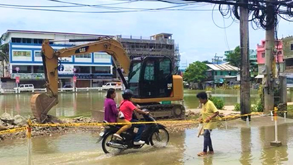Boracay Lake Town during closure 2018