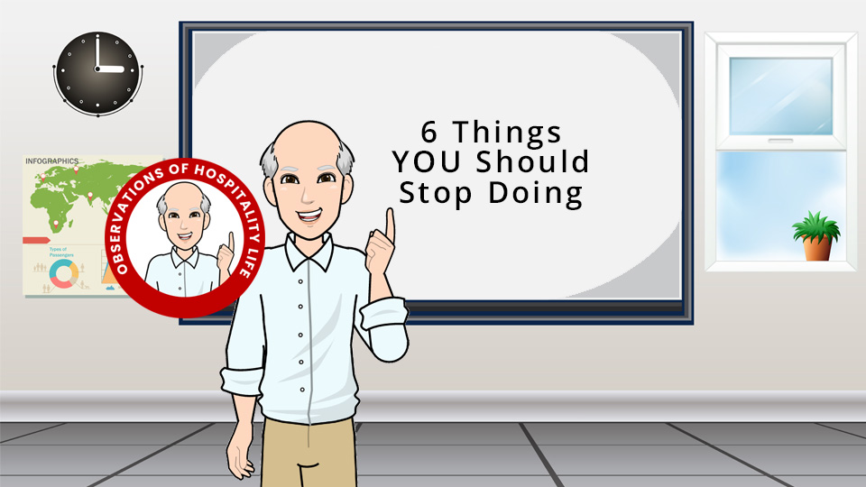 Avatar of John Savage in front of white board with 6 Things You should stop doing written on it