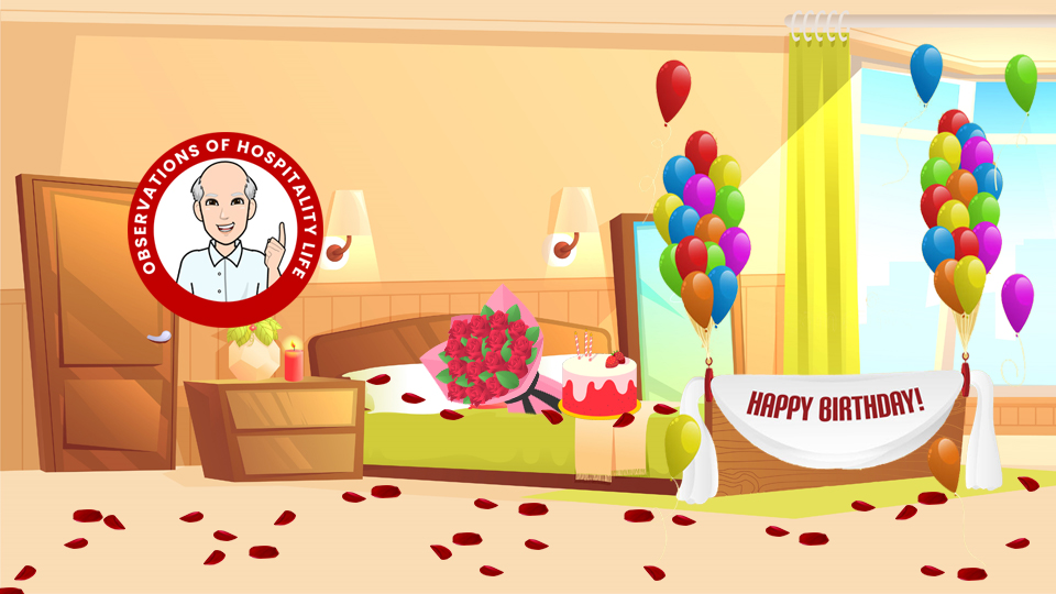 Hotel Room decorated with balloons and confetti. Article Do Guests Appreciate Our Efforts by MY RANGGO Hospitality Magazine