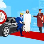 Royalty Stepping out of a car, hoteliers lined up along a red carpet waiting to greet hiim. Article Royal Hotel Visits by MY RANGGO Hospitality Magazine