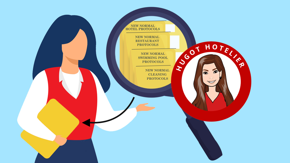 Hotelier carrying a folder with New Normal Hotel Protocols. Article New Normal Hotel Best Practices by MY RANGGO Hospitality Magazine Philippines