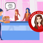 Sweetest Hotel Guests:A hotel guest giving a box of cakes to a Front Desk Officer because it's her birthday. Article By MY RANGGO Hospitality Magazine Philippines