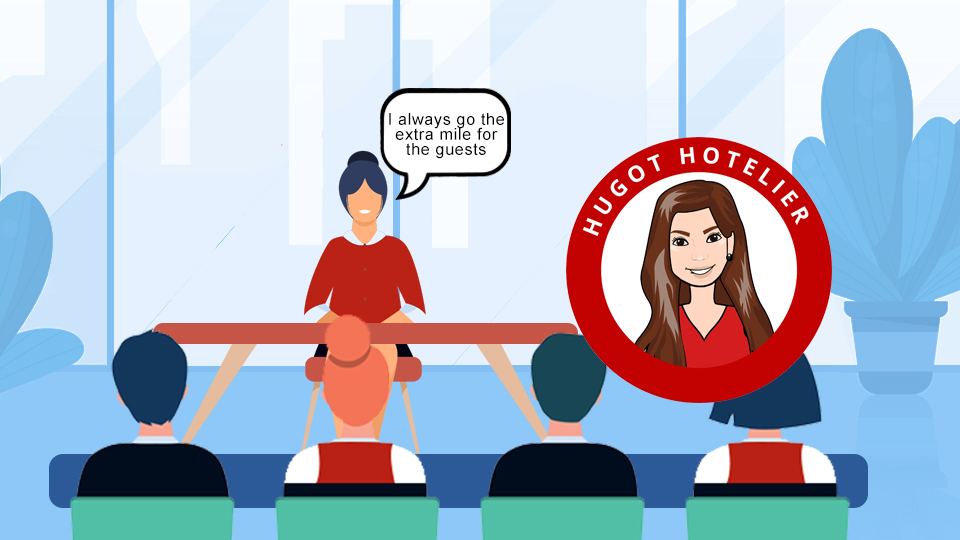 Woman in an interview facing a panel of hiring managers: Tips and Tricks for Hiring by MY RANGGO Hospitality Magazine Philippines