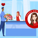 A man presenting flowers to a hotelier at Front Desk: 10 Things you need to suck up when dating a hotelier by MY RANGGO Hospitality Magazine