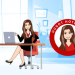Hugot Hotelier PH avatar say at a desk in front of a silver laptop