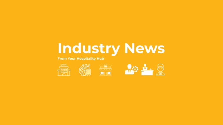 Industry News from MY RANGGO Hospitality Magazine. A yellow banner with white writing and emoji's