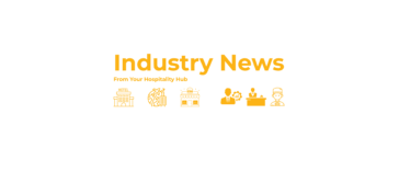 Industry News from MY RANGGO Hospitality Magazine. A white banner with yellow writing and emoji's