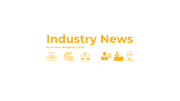 Industry News from MY RANGGO Hospitality Magazine. A white banner with yellow writing and emoji's