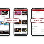 photo images of the RANNGO App, showing RANGGO Deals & the RANGGO Feedback
