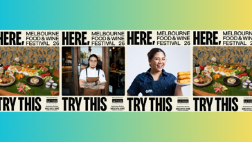 Banner Poster featuring Filipino Food Creators Abi Marquez and Chef Morris Danzen Catanghal and the Melbourne Food and Wine Festival 2026